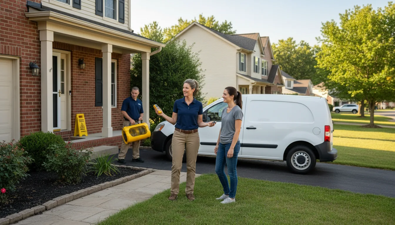 Residential water damage restoration in Stony Point, NY
